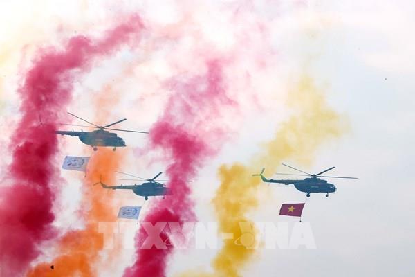 Hình ảnh Tổng duyệt khai mạc Triển lãm Quốc phòng quốc tế Việt Nam 2024