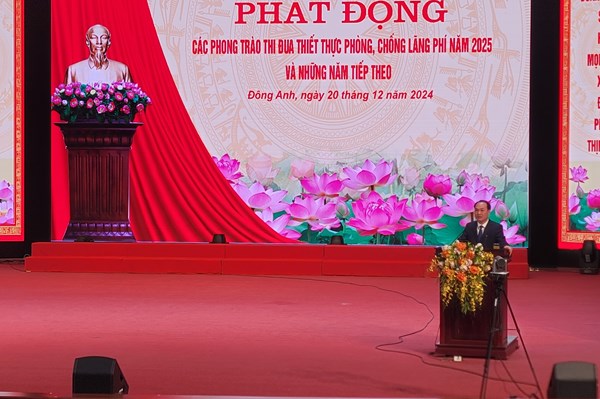 Đông Anh (Hà Nội): Hưởng ứng phong trào thi đua chống lãng phí