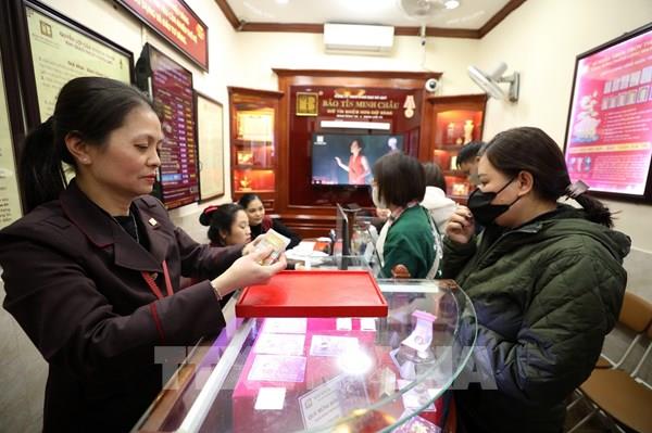 Giá vàng trong nước sáng 2/4 đi ngang