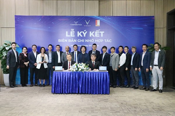 Đại học Bách khoa Hà Nội, VinFast, Vinrobotics hợp tác đào tạo và nghiên cứu khoa học