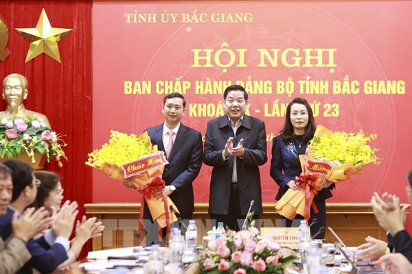 Bắc Giang bầu 2 Phó Bí thư Tỉnh ủy