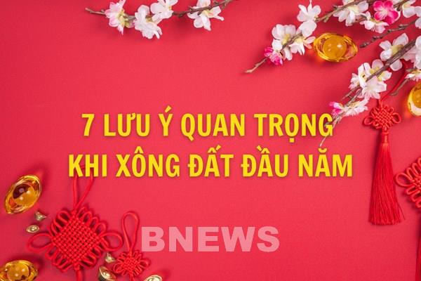 7 lưu ý quan trọng khi xông đất đầu năm