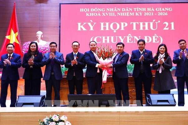 Đại tá Phan Huy Ngọc, Phó Bí thư Tỉnh ủy Hà Giang được bầu giữ chức Chủ tịch UBND tỉnh