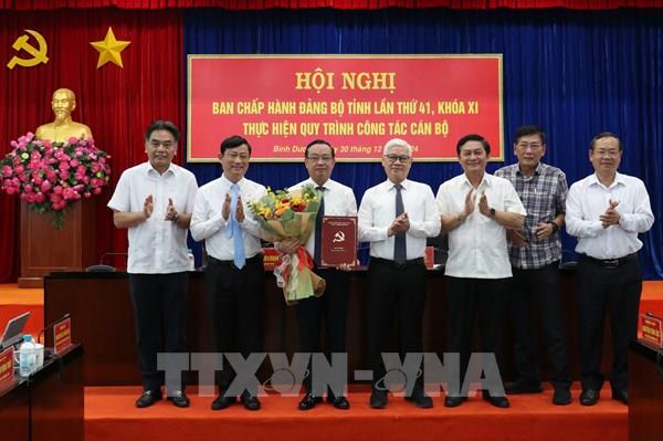 Ông Nguyễn Lộc Hà được bầu giữ chức Phó Bí thư Tỉnh ủy Bình Dương