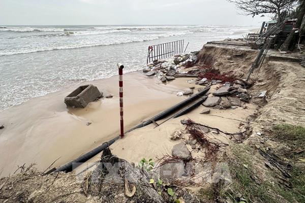 Đà Nẵng khẩn trương khắc phục, đảm bảo an toàn khu vực sạt lở bờ biển Mỹ Khê