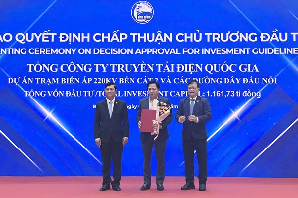 Bình Dương chấp thuận chủ trương đầu tư 2 dự án truyền tải điện trị giá hơn 1.600 tỷ đồng