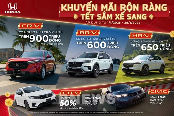 Honda tiếp tục hỗ trợ lệ phí trước bạ và tặng đến 250 triệu đồng cho khách mua ô tô