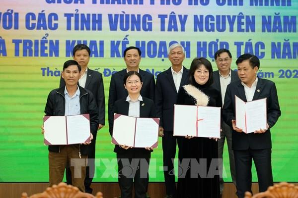 Tp. Hồ Chí Minh tiếp tục hợp tác với 5 tỉnh Tây Nguyên nhiều lĩnh vực