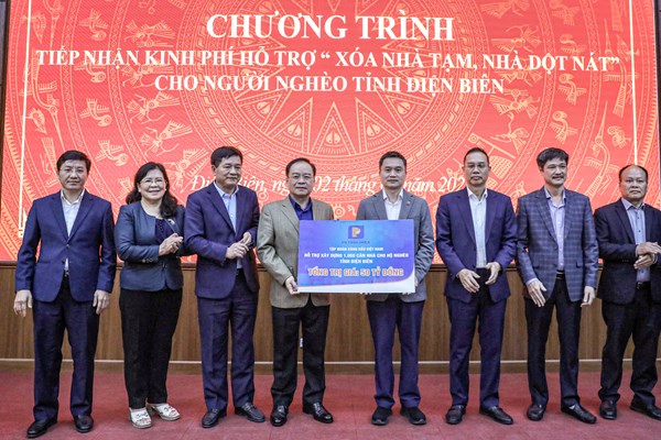 Petrolimex hỗ trợ tỉnh Điện Biên 50 tỷ đồng xóa nhà tạm, nhà dột nát