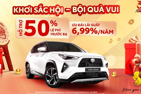 Toyota khuyến mại cho Yaris Cross và gia hạn bảo hành xe