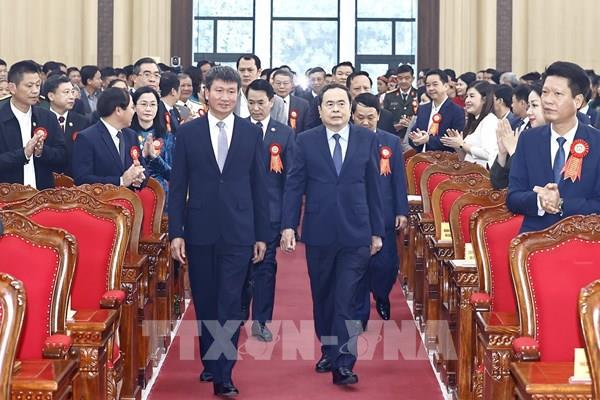 Chủ tịch Quốc hội Trần Thanh Mẫn dự lễ công bố quyết định huyện Văn Yên, tỉnh Yên Bái đạt chuẩn nông thôn mới