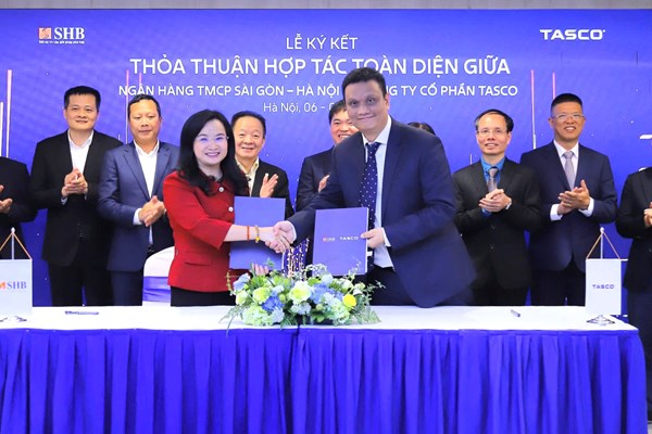SHB và Tasco ký kết hợp tác toàn diện