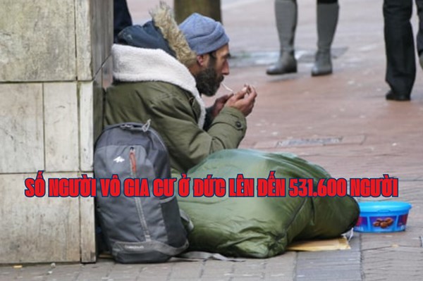 Số người vô gia cư ở Đức lên hơn nửa triệu người