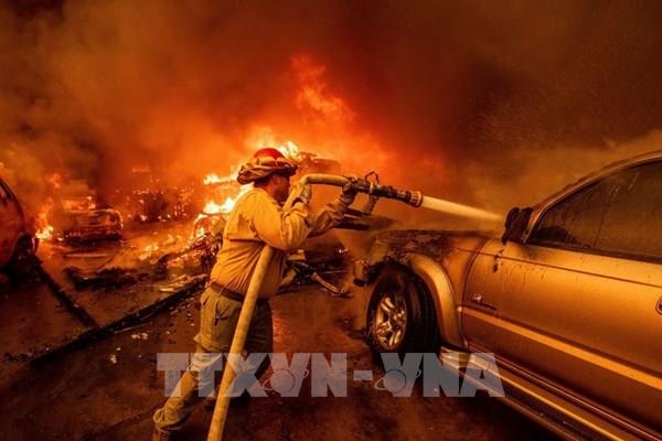 Sơ tán hơn 31.000 người do đám cháy rừng mới ở Los Angeles (Mỹ)