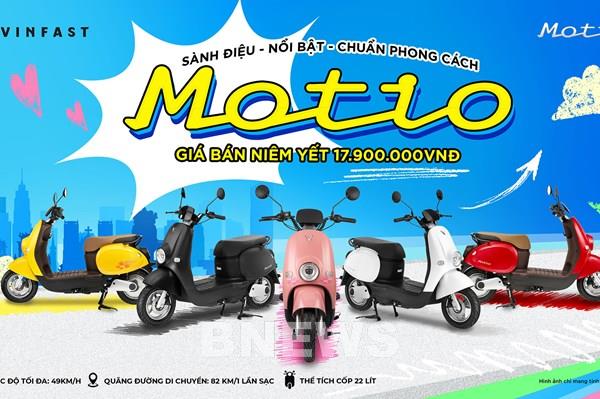 VinFast ra mắt xe máy điện Motio dành cho học sinh, giá 17,9 triệu đồng