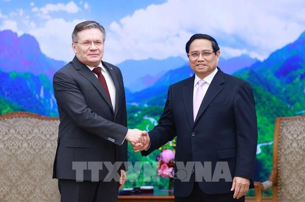 Thủ tướng Phạm Minh Chính tiếp Tổng Giám đốc Tập đoàn Rosatom, Liên bang Nga
