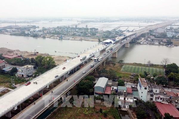 Hợp long cầu Lạc Quần thuộc dự án gần 6.000 tỉ ở Nam Định