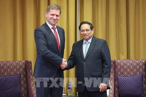 Thủ tướng Phạm Minh Chính tiếp các doanh nghiệp hàng đầu Ba Lan
