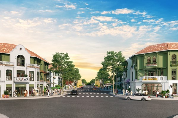 Nhà phố Kim Tiền – Kiến trúc giữa lòng đô thị Sun Group Hà Nam