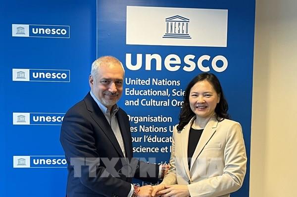UNESCO khẳng định tiếp tục ủng hộ, đồng hành cùng Việt Nam