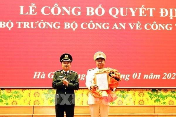 Đại tá Nguyễn Đức Thuận được bổ nhiệm làm Giám đốc Công an tỉnh Hà Giang