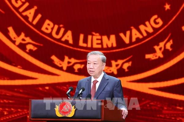 Tổng Bí thư Tô Lâm: Cần thêm các tác phẩm báo chí tầm vóc, phản ánh được những bước chuyển mình to lớn của Đảng, dân tộc