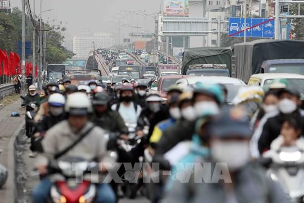 Ngày làm việc cuối cùng của năm Giáp Thìn: Ùn ứ cục bộ ở một số điểm nóng ở Hà Nội
