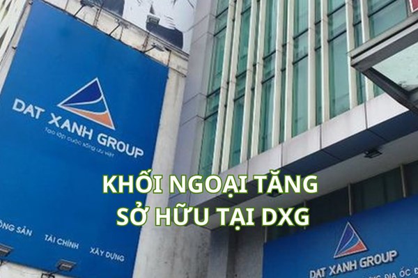 Khối ngoại tăng sở hữu tại CTCP Tập đoàn Đất Xanh