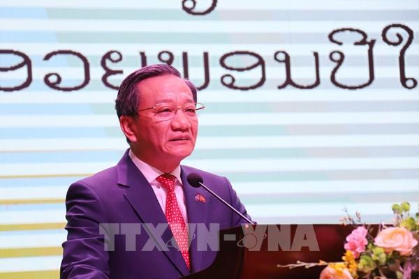 Đại sứ quán Việt Nam tại Lào tổ chức Tết mừng Đảng, mừng Xuân