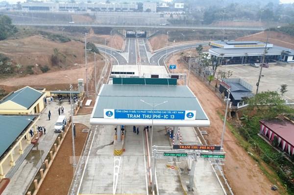 Thông xe nút giao IC 13 nối thành phố Yên Bái với cao tốc Nội Bài - Lào Cai
