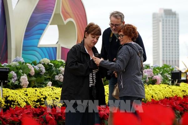 Đà Nẵng mở đường hoa Xuân trên phố đi bộ Bạch Đằng