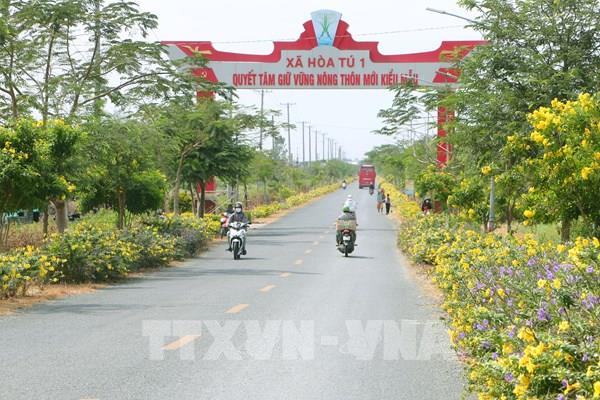 Xuân về trên miền quê nông thôn mới Sóc Trăng