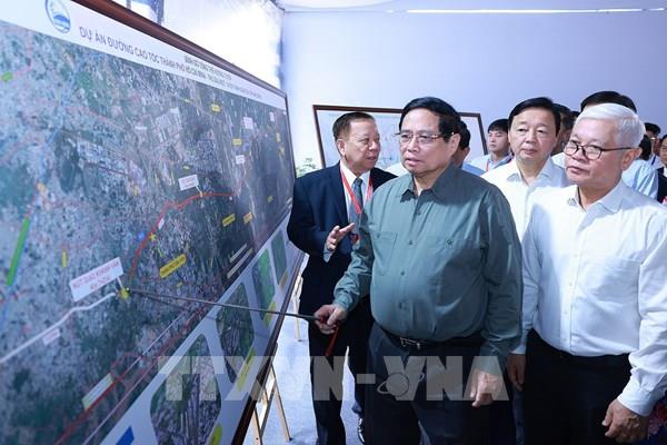Thủ tướng Phạm Minh Chính dự khởi công cao tốc Thành phố Hồ Chí Minh - Thủ Dầu Một - Chơn Thành