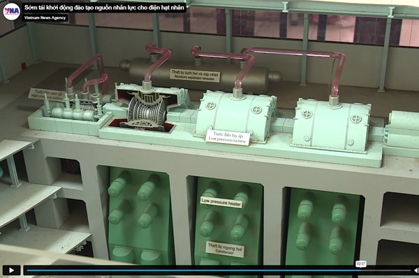 Sớm tái khởi động đào tạo nguồn nhân lực cho điện hạt nhân