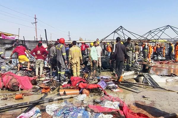 Cháy lớn tại lễ hội tôn giáo lớn nhất hành tinh