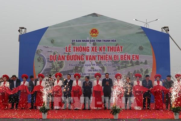 Thông xe kỹ thuật 2 dự án lớn giao thông trọng điểm tại Thanh Hoá