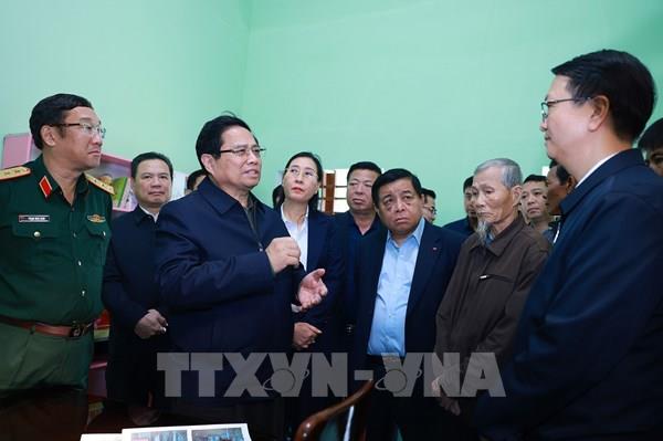 Thủ tướng Phạm Minh Chính đôn đốc xoá nhà tạm, nhà dột nát và các dự án hạ tầng giao thông tại Quảng Ngãi