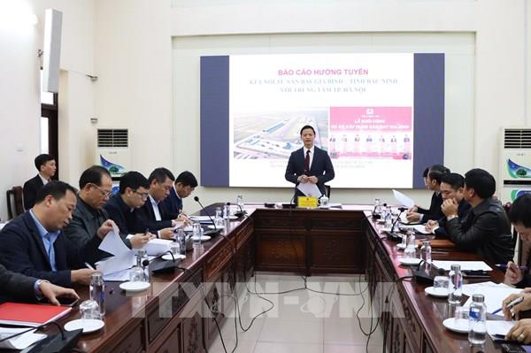 Bàn phương án kết nối sân bay Gia Bình với Hà Nội và tuyến đường sắt Lào Cai – Hà Nội – Hải Phòng