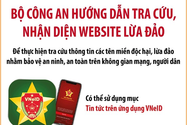 Bộ Công an hướng dẫn tra cứu, nhận diện website lừa đảo