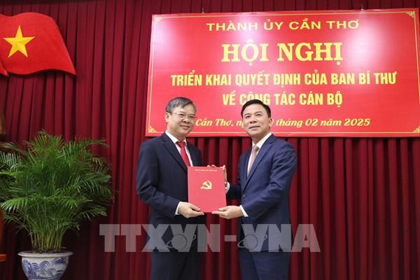 Ông Trương Cảnh Tuyên giữ chức Phó Bí thư Thành ủy Cần Thơ