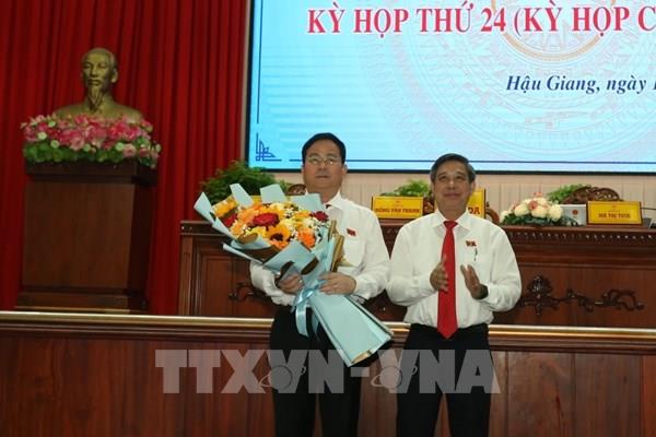 Bầu Chủ tịch UBND tỉnh và Chủ tịch HĐND tỉnh Hậu Giang