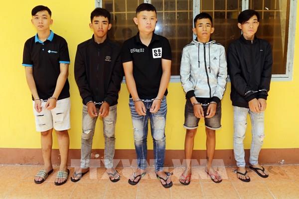Bắt giữ 5 đối tượng gây ra hàng chục vụ cướp tài sản tại Sóc Trăng
