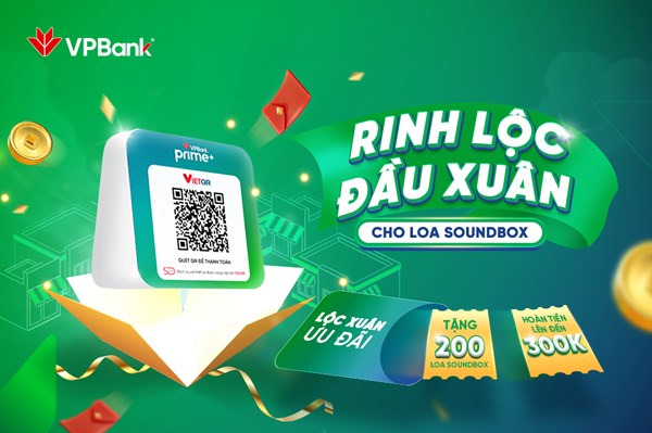 VPBank tặng loa thông báo biến động số dư nhân dịp đầu xuân 