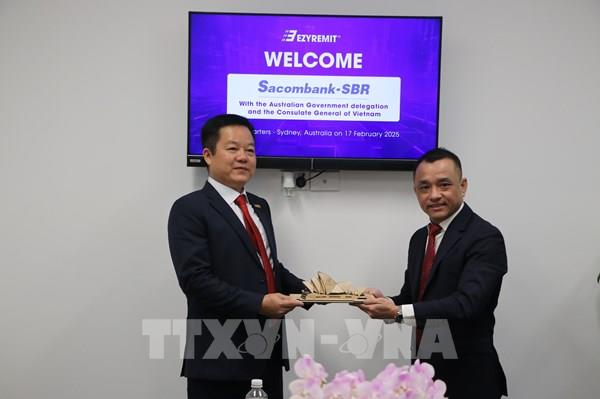 EzyRemit và Sacombank-SBR thúc đẩy dịch vụ chuyển tiền, thanh toán quốc tế