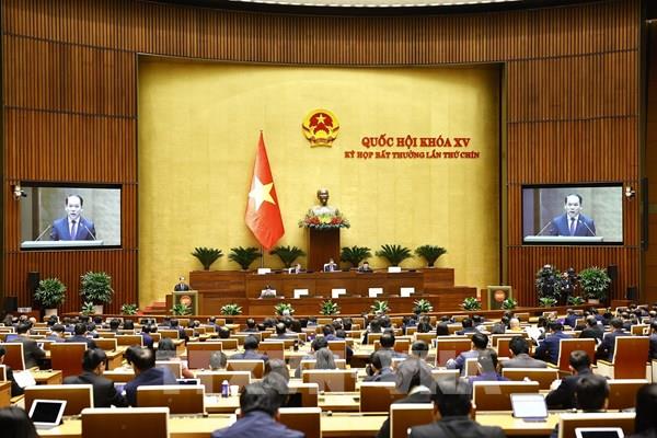 Kỳ họp bất thường lần thứ 9, Quốc hội khóa XV: Biểu quyết thông qua Luật Tổ chức Chính phủ (sửa đổi)