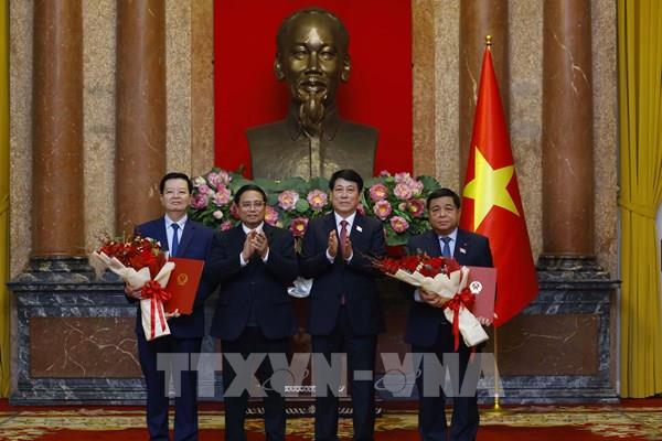Chủ tịch nước trao quyết định bổ nhiệm các Phó Thủ tướng và Bộ trưởng nhiệm kỳ 2021 - 2026