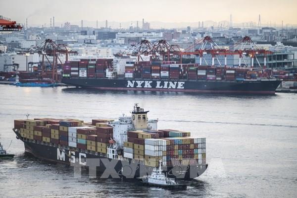 Xuất khẩu của Nhật Bản tăng tháng thứ tư liên tiếp