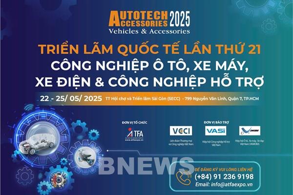 Hơn 300 doanh nghiệp sẽ tham gia Triển lãm Autotech & Accessories 2025