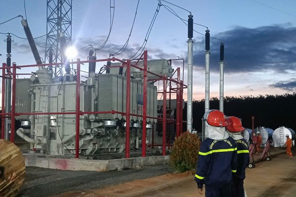 Trạm biến áp 220kV KonTum được nâng công suất lên 375MVA