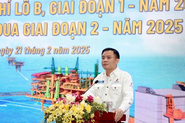 Đẩy nhanh tiến độ dự án Lô B-Ô Môn để có dòng khí đầu tiên vào tháng 8/2027